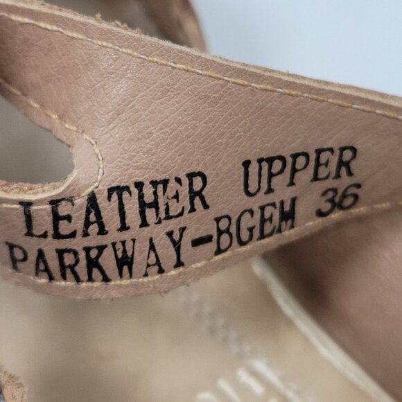 L'Artiste Spring Step Parkway Women's Multicolor Leather Sandals US Se 5.5 EU 36 - Picture 8 of 8